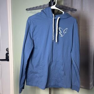 American Eagle Outfitters Slate Blue Hoodie